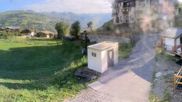 Archived webcam image showing La Plagne - Base station chairlift Montchavin on 26 Jun 2026 at 08:21