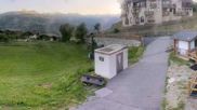 Archived webcam image showing La Plagne - Base station chairlift Montchavin on 23 Jun 2026 at 06:37