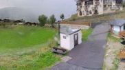 Archiviertes Webcam Bild: La Plagne - Talstation Sessellift Montchavin am 11.08.2026 um 18:59 Uhr