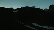 Archived webcam image showing Pordoi Pass Fassa Valley on 14 Jun 2026 at 00:05