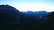 Archiviertes Webcam Bild: Pordoi Pass - Val di Fassa am 04.07.2026 um 04:10 Uhr