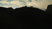 Archived webcam image showing Pordoi Pass Fassa Valley on 12 Jul 2026 at 00:22