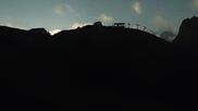 Archived webcam image showing Pordoi Pass Fassa Valley on 12 Jul 2026 at 02:22