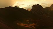 Archived webcam image showing Pordoi Pass Fassa Valley on 3 Aug 2026 at 20:15