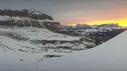 Archived webcam image showing Pordoi Pass Fassa Valley on 30 Mar 2026 at 07:01