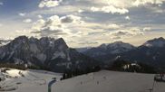 Archived webcam image showing Pozza di Fassa: Panoramic view Dolomites on 2 Apr 2026 at 16:06