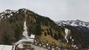 Archived webcam image showing Pozza di Fassa: Panoramic view Dolomites on 12 Apr 2026 at 14:32