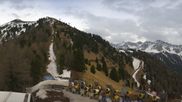 Archived webcam image showing Pozza di Fassa: Panoramic view Dolomites on 12 Apr 2026 at 18:32