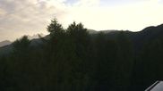 Archived webcam image showing Pozza di Fassa: Panoramic view Dolomites on 1 Jul 2026 at 06:58