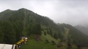 Archived webcam image showing Pozza di Fassa: Panoramic view Dolomites on 1 Jul 2026 at 16:58