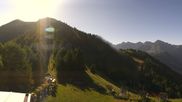 Archived webcam image showing Pozza di Fassa: Panoramic view Dolomites on 12 Jul 2026 at 08:01