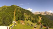 Archived webcam image showing Pozza di Fassa: Panoramic view Dolomites on 12 Jul 2026 at 16:01