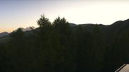 Archived webcam image showing Pozza di Fassa: Panoramic view Dolomites on 3 Aug 2026 at 06:03