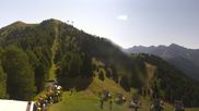 Archived webcam image showing Pozza di Fassa: Panoramic view Dolomites on 3 Aug 2026 at 10:03