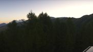 Archived webcam image showing Pozza di Fassa: Panoramic view Dolomites on 14 Aug 2026 at 06:18