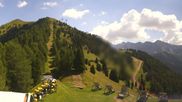 Archived webcam image showing Pozza di Fassa: Panoramic view Dolomites on 14 Aug 2026 at 12:18