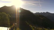 Archived webcam image showing Pozza di Fassa: Panoramic view Dolomites on 26 Aug 2026 at 08:51