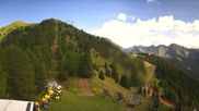 Archived webcam image showing Pozza di Fassa: Panoramic view Dolomites on 26 Aug 2026 at 14:51