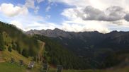 Archived webcam image showing Pozza di Fassa: Panoramic view Dolomites on 26 Aug 2026 at 16:51