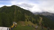Archived webcam image showing Pozza di Fassa: Panoramic view Dolomites on 26 Aug 2026 at 18:51