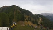Archived webcam image showing Pozza di Fassa: Panoramic view Dolomites on 30 Sep 2026 at 08:50