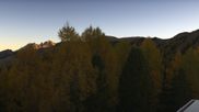 Archived webcam image showing Pozza di Fassa: Panoramic view Dolomites on 29 Oct 2026 at 07:39