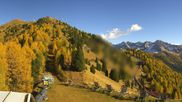 Archived webcam image showing Pozza di Fassa: Panoramic view Dolomites on 29 Oct 2026 at 14:39