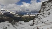 Archived webcam image showing Top station Porta Vescovo Arabba on 12 May 2026 at 12:12