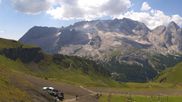 Archived webcam image showing Top station Porta Vescovo Arabba on 3 Aug 2026 at 12:04