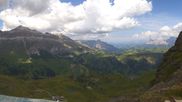 Archived webcam image showing Top station Porta Vescovo Arabba on 10 Aug 2026 at 12:21