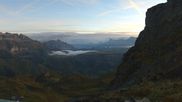 Archived webcam image showing Top station Porta Vescovo Arabba on 18 Sep 2026 at 07:01