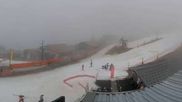 Archived webcam image showing La Plagne Ski School on 13 Apr 2026 at 12:28