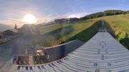 Archived webcam image showing La Plagne Ski School on 14 Jun 2026 at 07:21