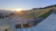 Archived webcam image showing La Plagne Ski School on 27 Jun 2026 at 06:05
