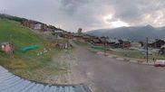 Archived webcam image showing La Plagne Ski School on 16 Aug 2026 at 18:57