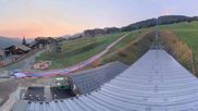 Archived webcam image showing La Plagne Ski School on 11 Aug 2026 at 06:03