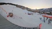 Archived webcam image showing La Plagne Ski School on 26 Feb 2026 at 18:17