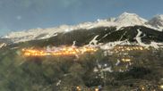Archived webcam image showing Vanoise Express Panorama on 1 Apr 2026 at 00:28