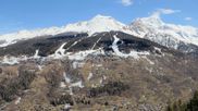 Archived webcam image showing Vanoise Express Panorama on 1 Apr 2026 at 14:28