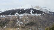 Archived webcam image showing Vanoise Express Panorama on 1 Apr 2026 at 18:28