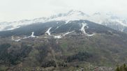 Archiviertes Webcam Bild: La Plagne Villages Panorama am 12.04.2026 um 18:02 Uhr