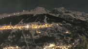 Archiviertes Webcam Bild: La Plagne Villages Panorama am 26 Feb 2026 um 20:54 Uhr