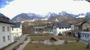 Archived webcam image showing Tourist Information Koenigssee on 3 Apr 2026 at 16:56