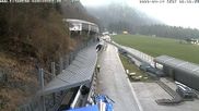 Archiviertes Webcam Bild: Eisarena Königssee: Blick auf die Bobbahn am 14.04.2026 um 06:55 Uhr
