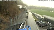 Archiviertes Webcam Bild: Eisarena Königssee: Blick auf die Bobbahn am 14.04.2026 um 10:55 Uhr