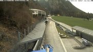 Archiviertes Webcam Bild: Eisarena Königssee: Blick auf die Bobbahn am 12.04.2026 um 16:52 Uhr