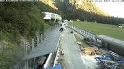 Archiviertes Webcam Bild: Eisarena Königssee: Blick auf die Bobbahn in Schönau am 29.06.2026 um 06:35 Uhr
