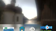 Archived webcam image showing St. Bartholomae and Lake "Koenigssee" on 24 Jun 2026 at 18:07