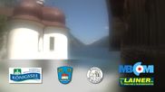 Archived webcam image showing St. Bartholomae and Lake "Koenigssee" on 24 Jun 2026 at 12:07