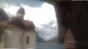 Archived webcam image showing St. Bartholomae and Lake "Koenigssee" on 29 Jun 2026 at 16:46